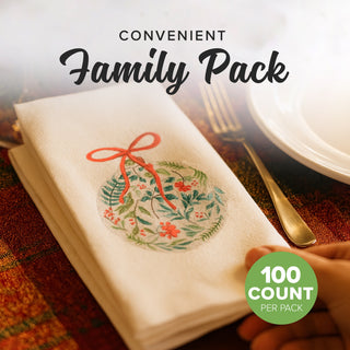 12"x17" SimuLinen Signature Christmas Guest Towels