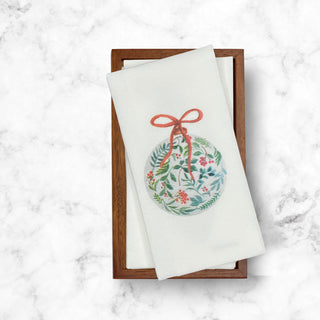 12"x17" SimuLinen Signature Christmas Guest Towels