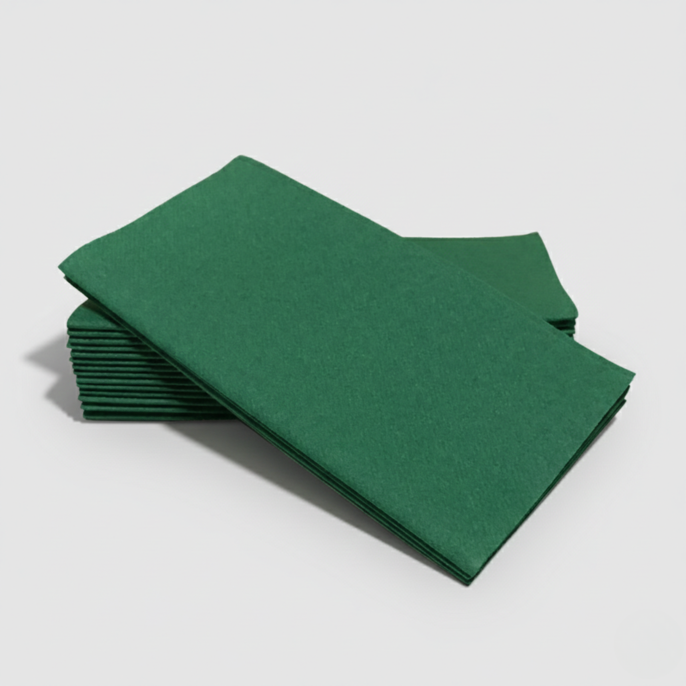 Dark green SimuLinen dinner napkin
