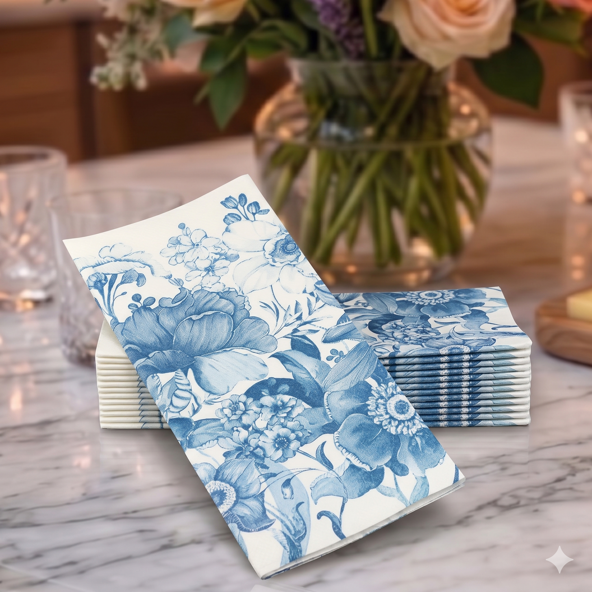 Blue Garden + Blue Floral