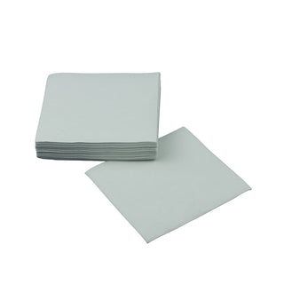 SimuLinen Cocktail and Party Napkins Beverage Napkins - LIGHT GREY