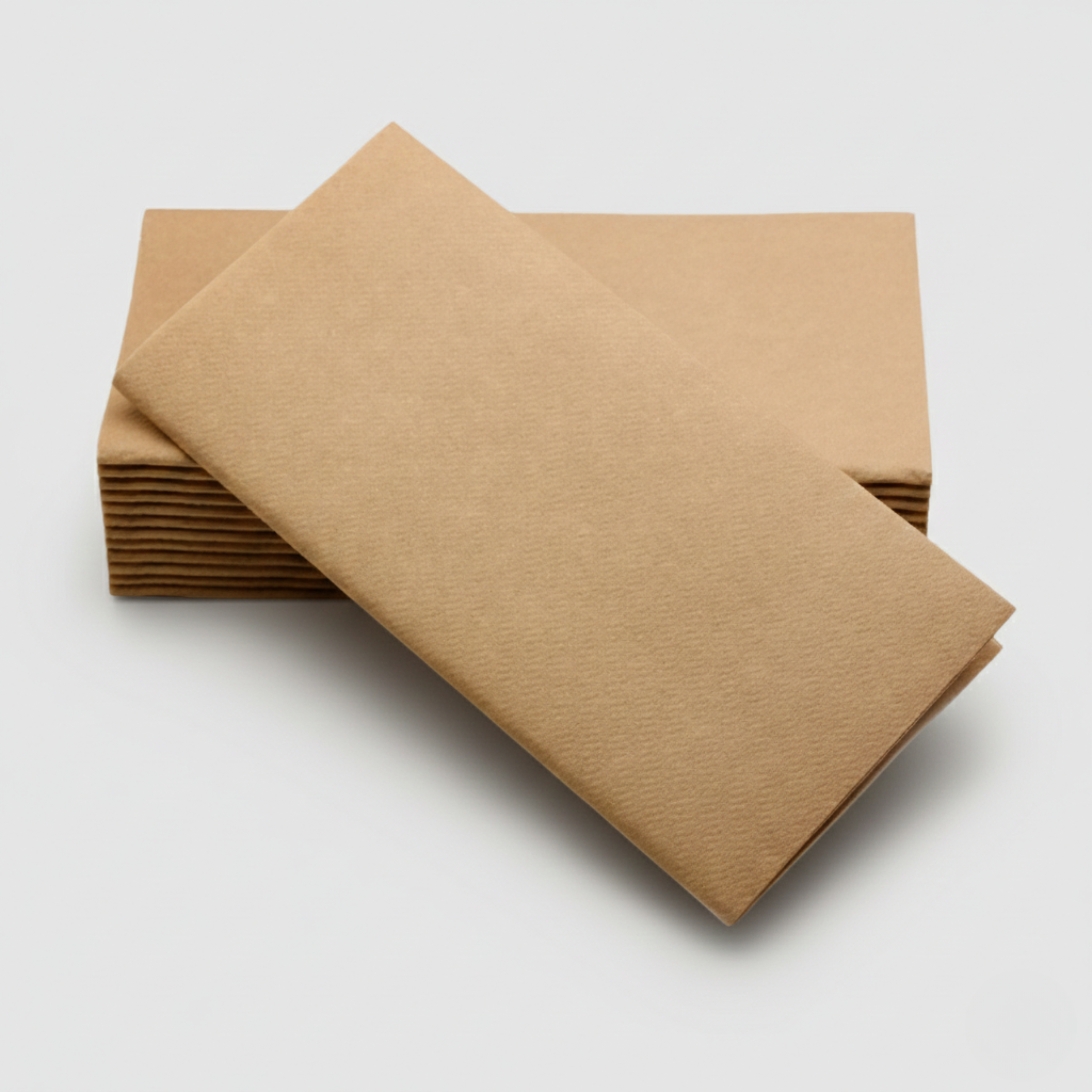 Natural brown SimuLinen dinner napkins