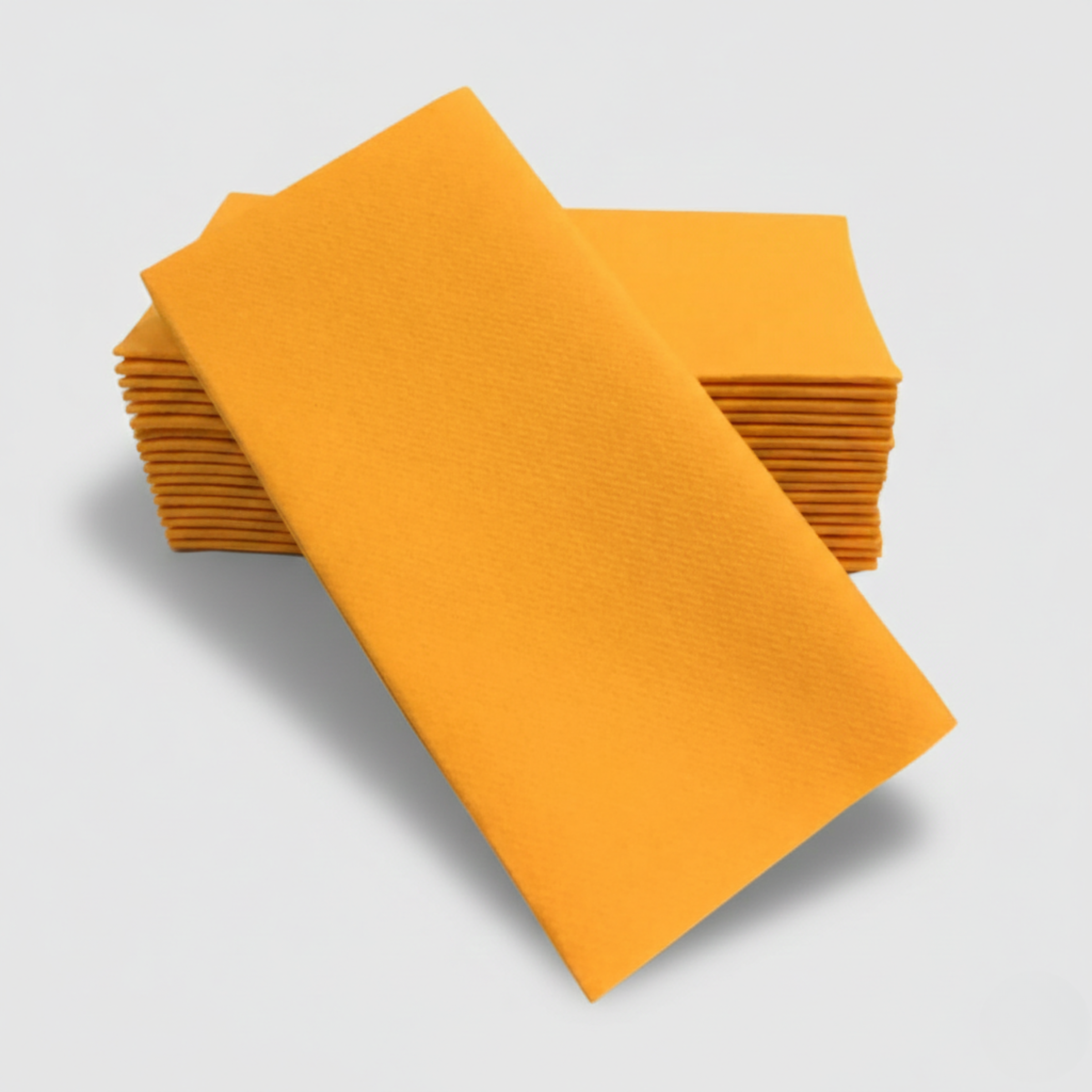 Orange SimuLinen dinner napkin