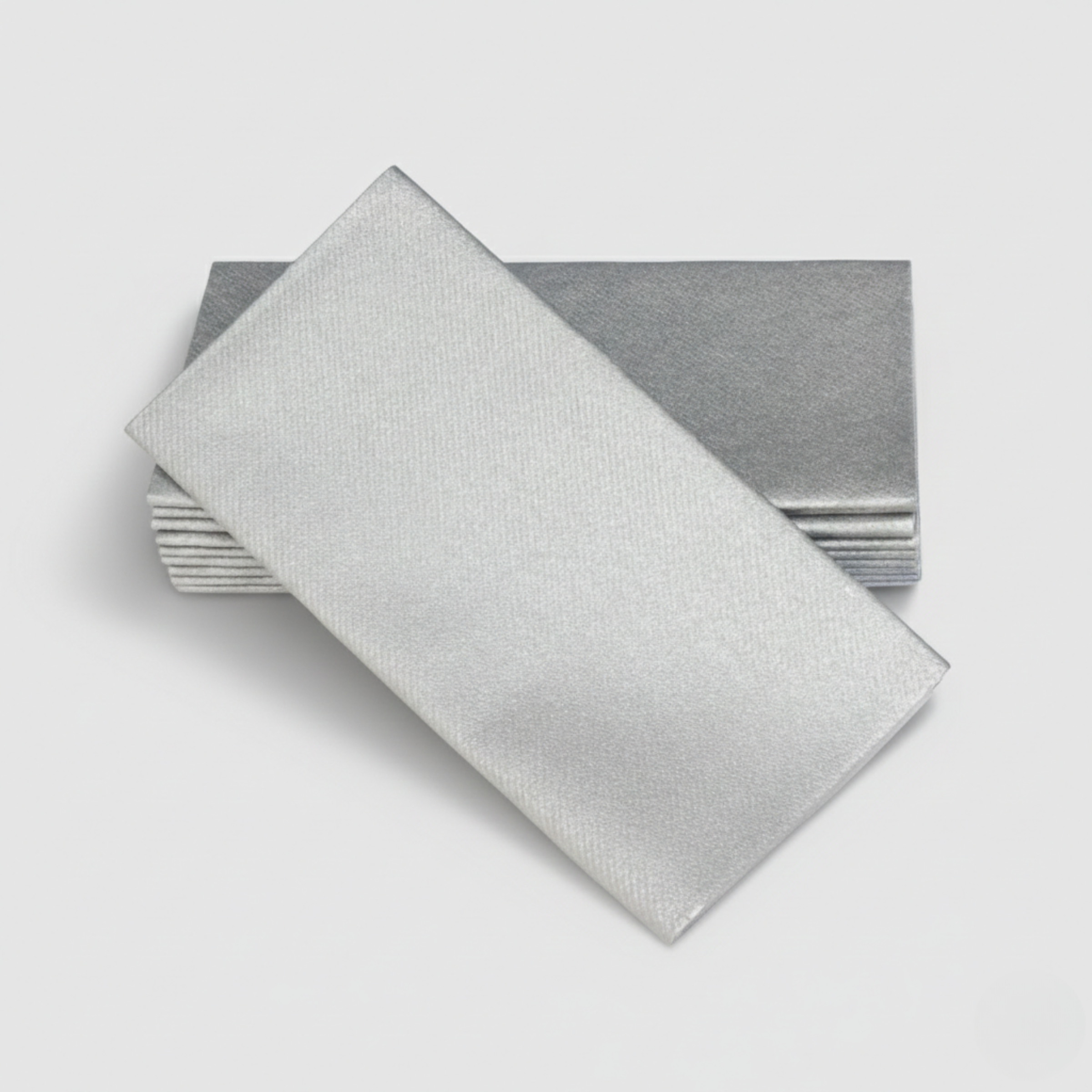 Silver SimuLinen dinner napkins