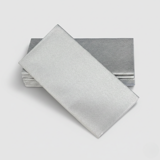 16"x16" SimuLinen Signature Color Collection - Silver