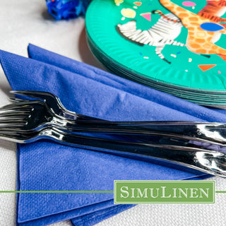 13"x13" SimuLinen Simplicity Collection - 3-Ply - Dark Blue
