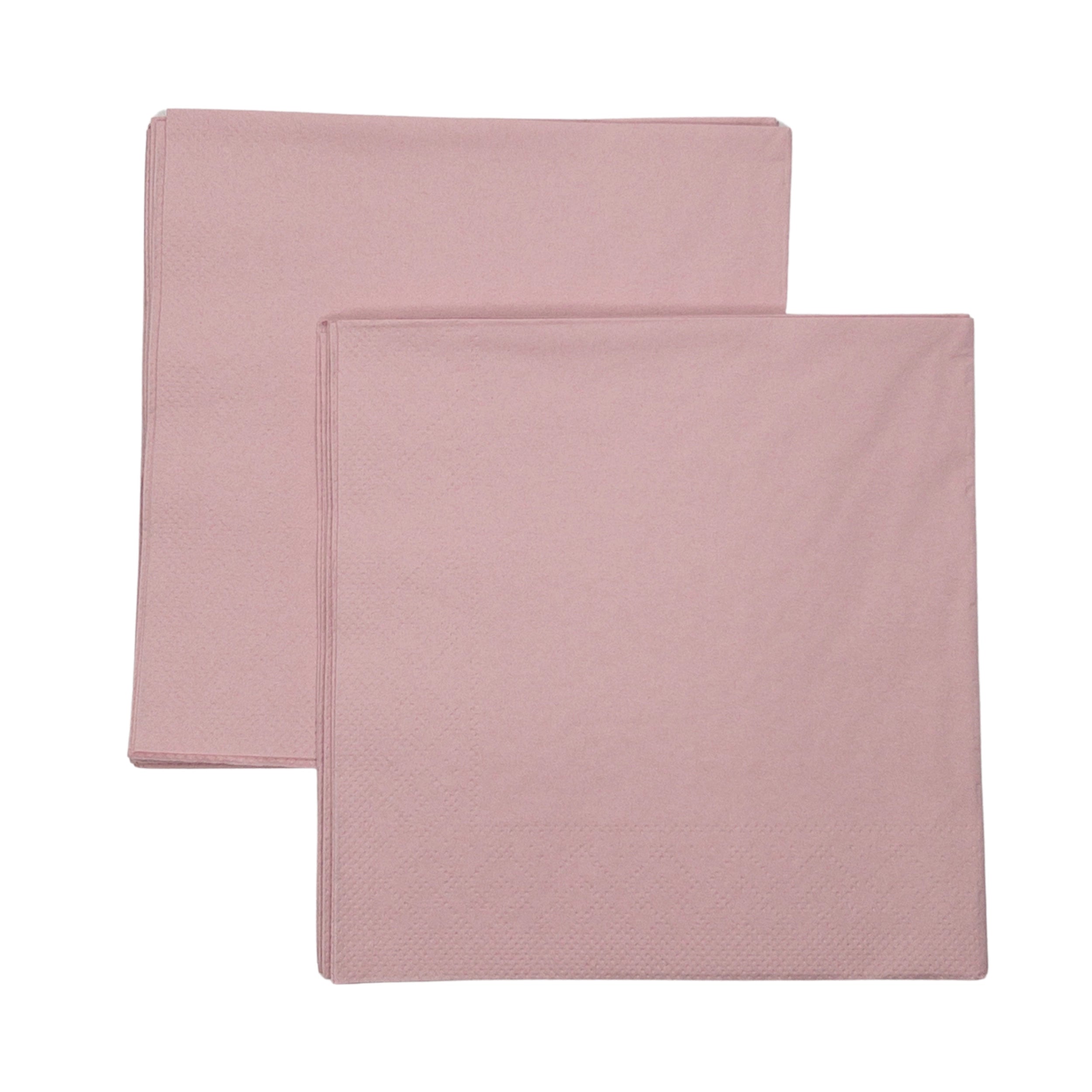 Dark Pink/Dusty Rose Simplicity 3-Ply Napkins 13x13" / Sample Pack **Final Sale**
