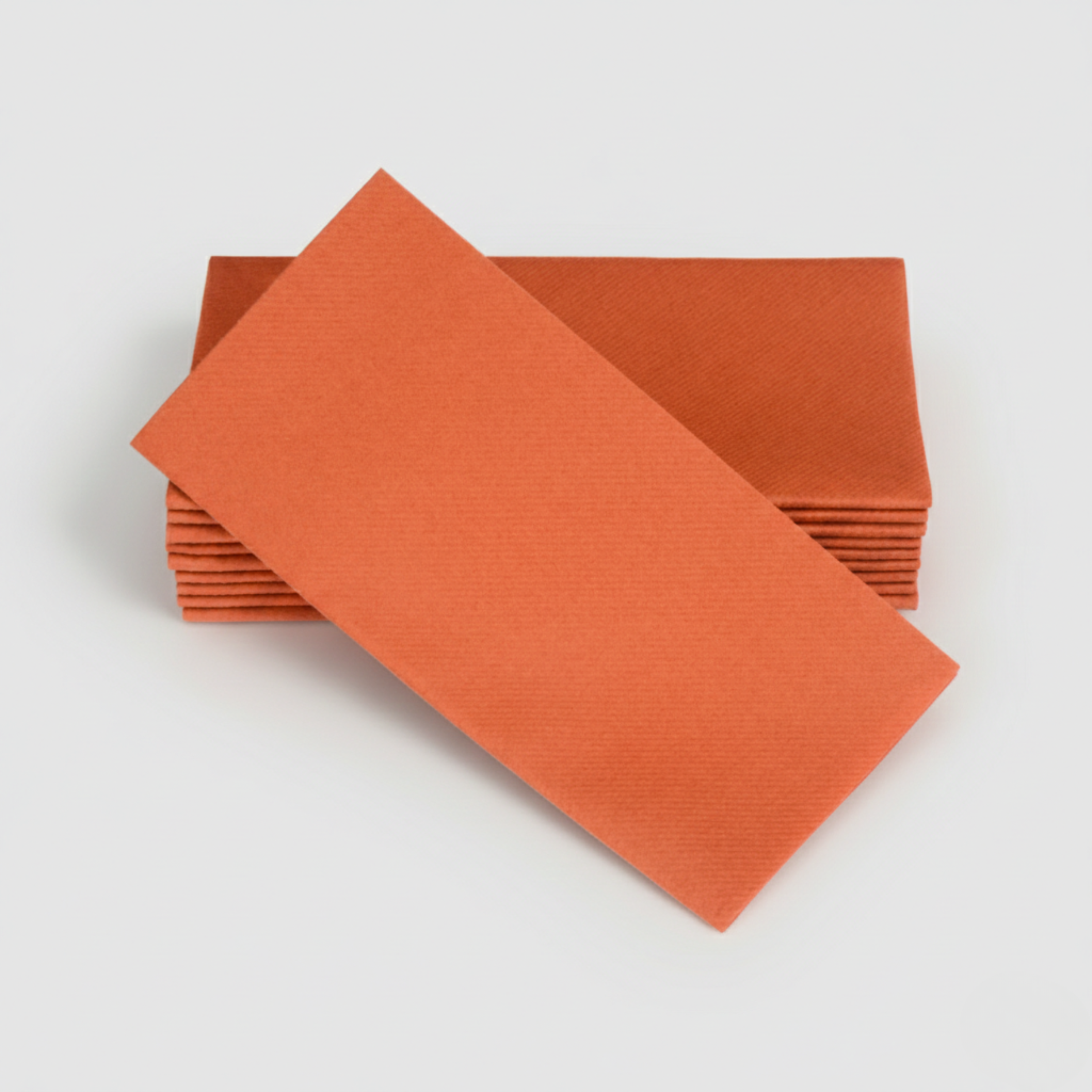 Terracotta SimuLinen dinner napkin