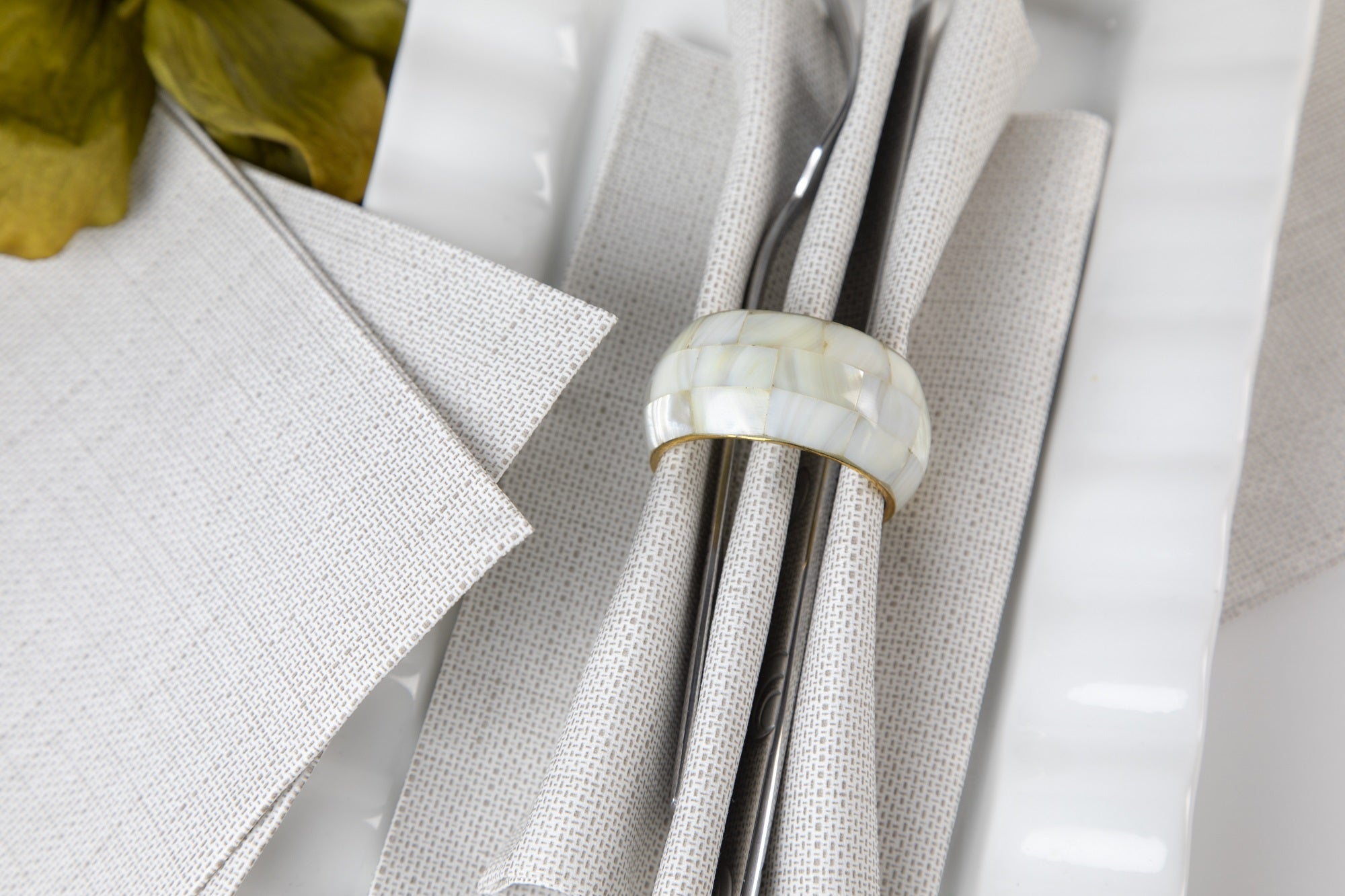 LIGHT GREY ElegantTouch Disposable Napkins - Cloth-Feel Nonwoven 16"x16"
