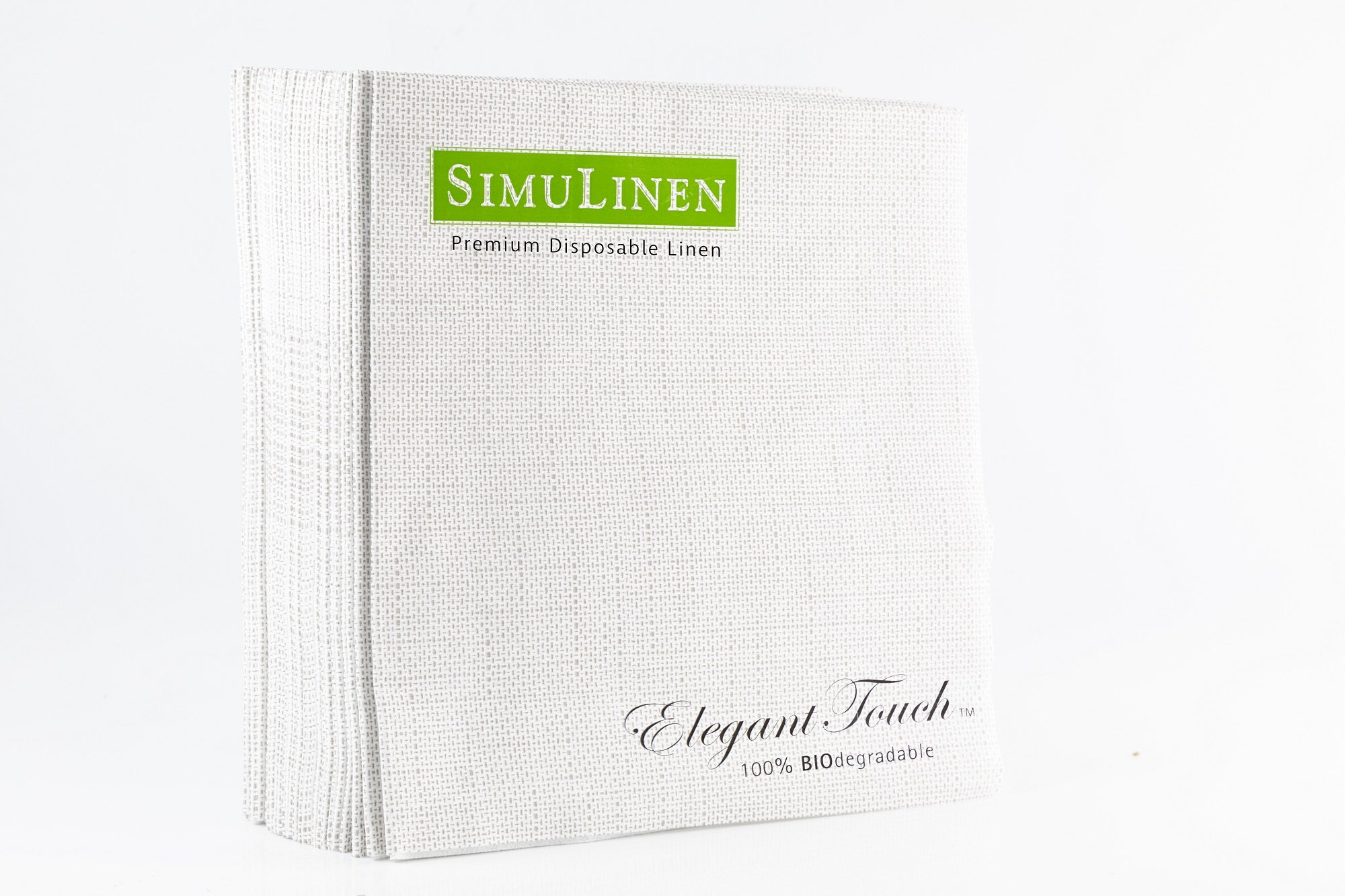Light Grey ElegantTouch Nonwoven Napkins 16x16" / Sample Pack (30 count) *Final Sale*