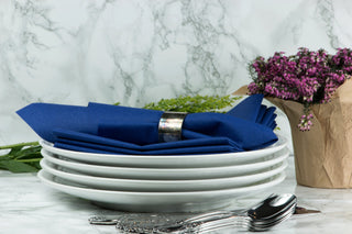 SimuLinen Blue Flat Pack Unfolded Dinner Napkin